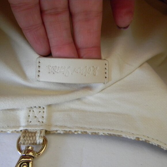 NEW & OTHER STORIES TAN/IVORY PRINTED CANVAS LARGE HOBO SHOULDER BAG BOHO - Picture 8 of 9